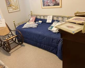 Trundle bed. Mattresses included. Must disassemble and move yourself. 