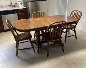 Kitchen table with four chairs 