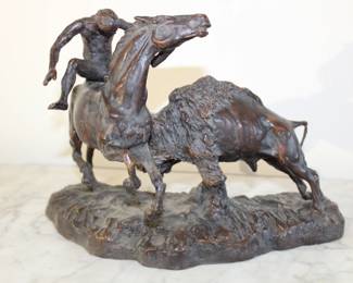 Bronze and signed sculptures