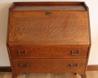 slant front secretary desk