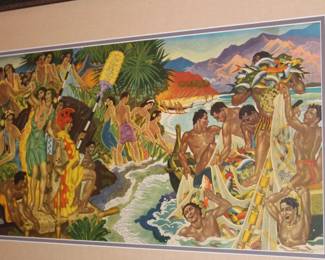 Hawaiian inspired artwork
