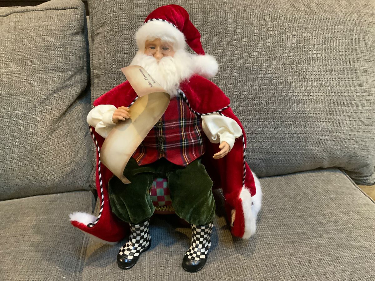 MacKenzie Childs Santa
