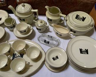 Tavern Silhouette pattern