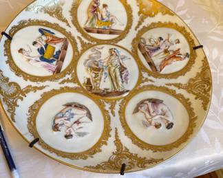 Vintage Capodimonte Decorative Plate