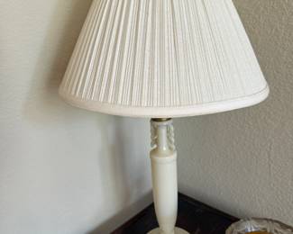 milk glass lamp