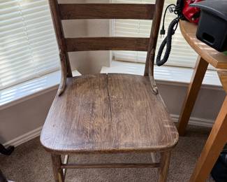 antique oak chair