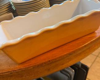 Scalloped Serving Dish/Bowl by Emile Henry made in France
