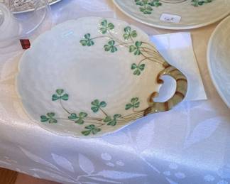 Belleek Shamrock Sweet Dish