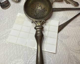 Vintage Silver-Plated Tea Strainer
