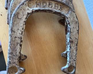 Vintage "Hobby" Brand Horseshoes for the game Horseshoes