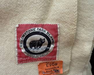 Yellowstone Park Pendleton wool blanket
