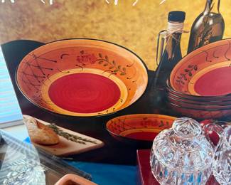 Hand Painted Pasta Set in Box