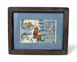 18 GatheringEggs1981PrintbyHuongInuitScene