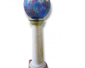 99 MosaicGazingGardenBallonConcretePedestal