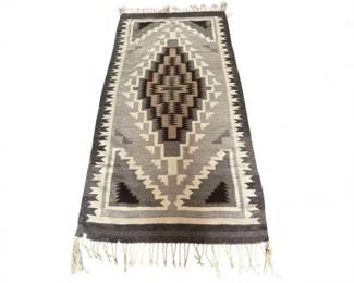 9 HandwovenWoolRugSouthwesternNavajoGeometricPattern