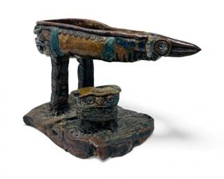 13 SignedMidCenturyAbstractStudioPotterySculpture