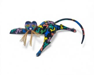 16 1994JessSosaCalvoOaxacanAlebrijeCatSculptureTilcajete