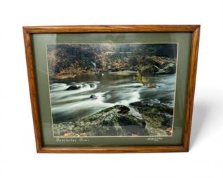 129 JRBartley1990DeschutesRiverFramedNaturePhotograph