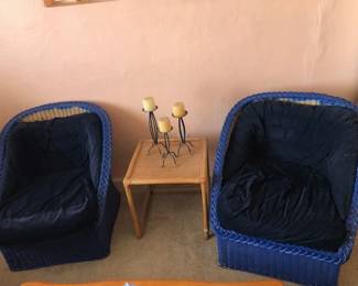 Vintage wicker chairs