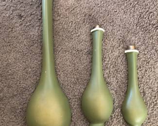 Set of 3 MCM genie bottles