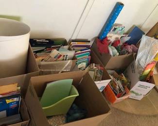 Office supplies, kites, cards