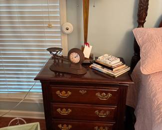 nightstands lamps clock with weight