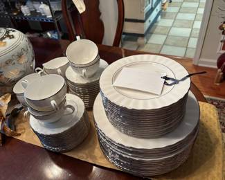 Gorham Manor Platinum China set