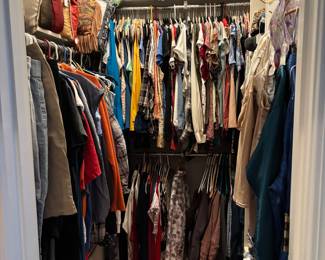large collection of ladies clothes size small - x-large