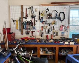 tools these blue top cabinets are also for sale