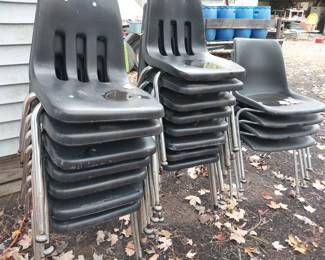 plastic chairs