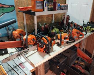 chainsaws Tecumseh Power Pro, (Husqvarna 465 Rancher, 435, 240) Stihl 170, Poulan, Ryobi, Echo 4910