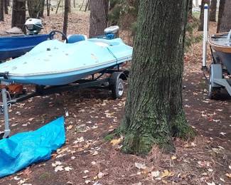 12’ aluminum boat, 16’ Jet Fish, 11’ runabout