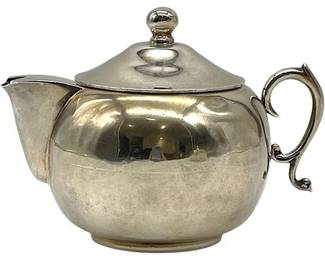 925 Sterling Silver Mexican Lidded Creamer Dish for Tea Service