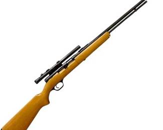 Springfield J. Stevens Model 87A .22 Caliber Semi-Automatic Rifle w/ Scope