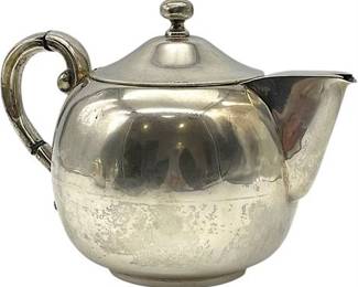 925 Sterling Silver Mexican Tea Pot for Tea Service