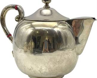 925 Sterling Silver Mexican Tea Pot for Tea Service