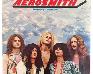 1973 Aerosmith Self-Titled Debut Album Vinyl Record