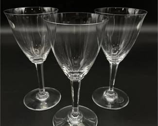 (3) Baccarat Crystal "Coppelia" Port Wine Glasses