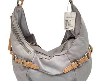NWT Kenneth Cole Leather Medium Hobo Bag w/ Dust Protection Bag