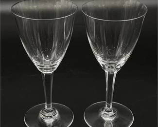 (2) Baccarat Crystal "Coppelia" Port Wine Glasses