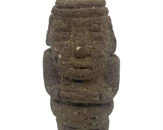 Pre-Columbian Aztec Stone Effigy