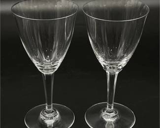(2) Baccarat Crystal "Coppelia" Port Wine Glasses