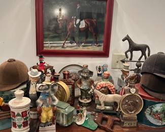 Collection of liquor bottles