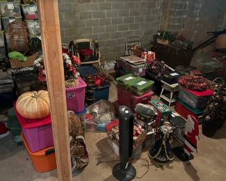 Boxes of packed  Christmas 