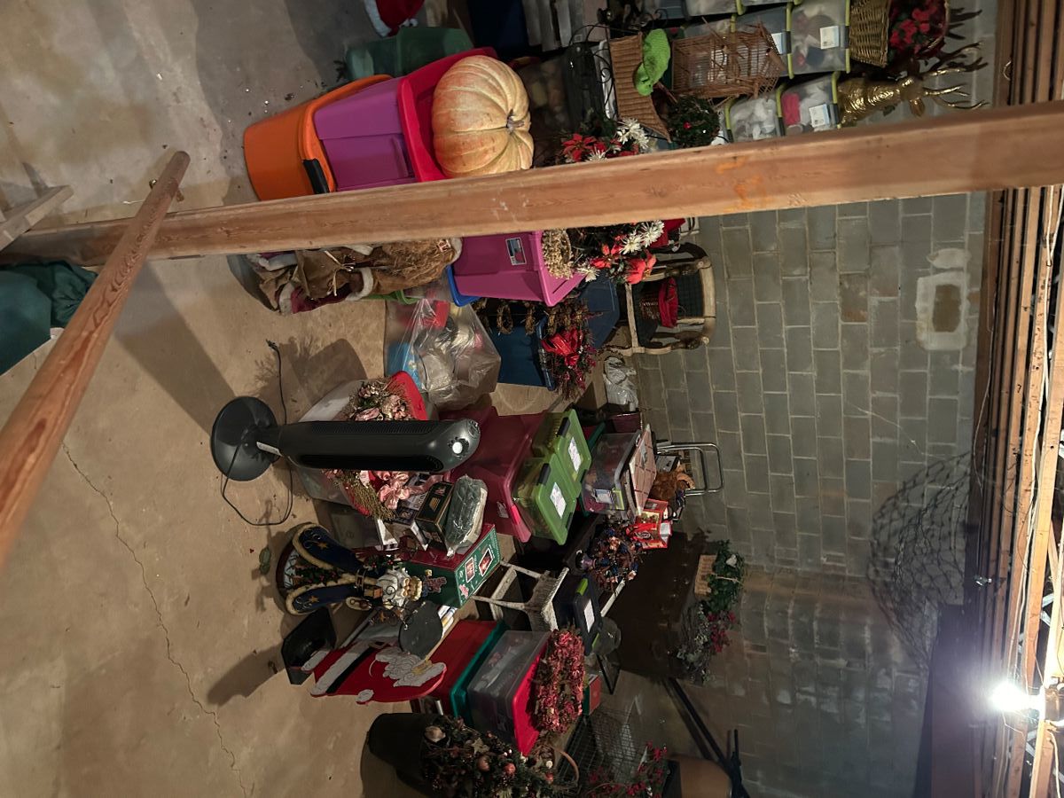 Boxes of packed  Christmas 