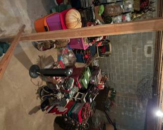 Boxes of packed Christmas