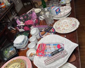 Housewares, dish ware, treasures