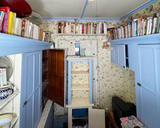 books, dish wear, large furniture