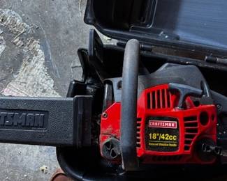 Craftsman 18"/42cc gas Chainsaw