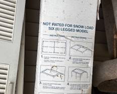 King Canopy Car Port type- six leg